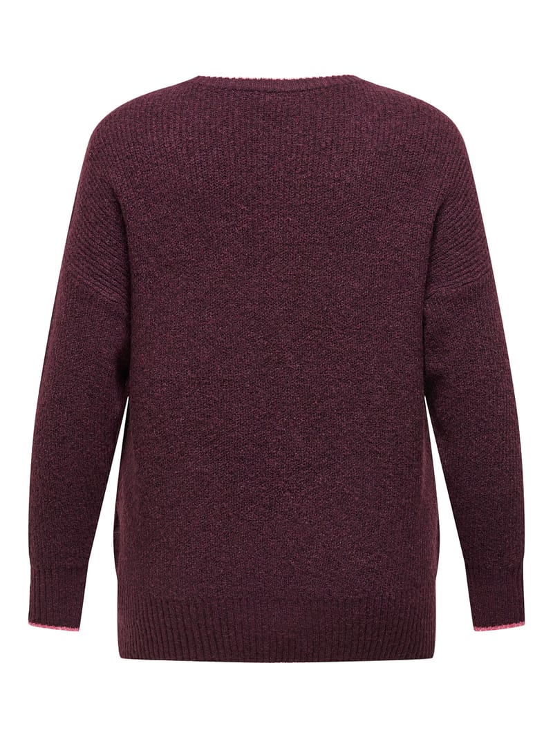 CARHAVANNA LS RIB V-NECK KNT - Afbeelding 2
