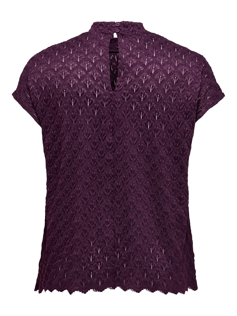 CARAUBREY S/S CAPSLEEVE BLOUSE JRS - Afbeelding 2