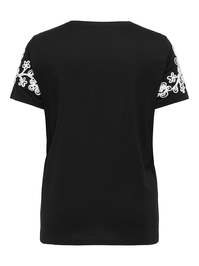 CARBERLY S/S O-NECK TOP JRS - Afbeelding 2