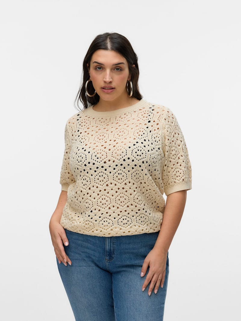 VMCBERRY 2/4 O-NECK PULL. CUR - Afbeelding 2