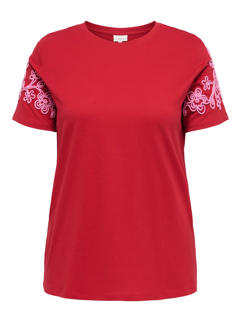 CARBERLY S/S O-NECK TOP JRS