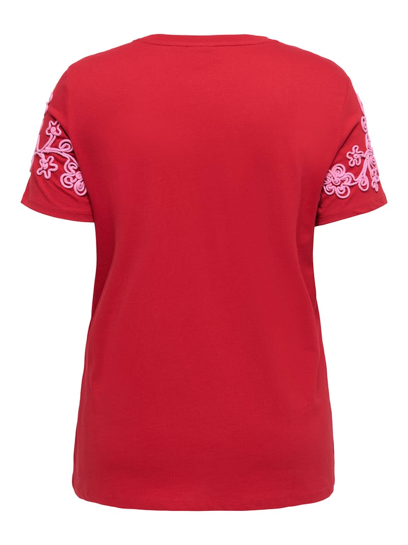 CARBERLY S/S O-NECK TOP JRS - Afbeelding 2