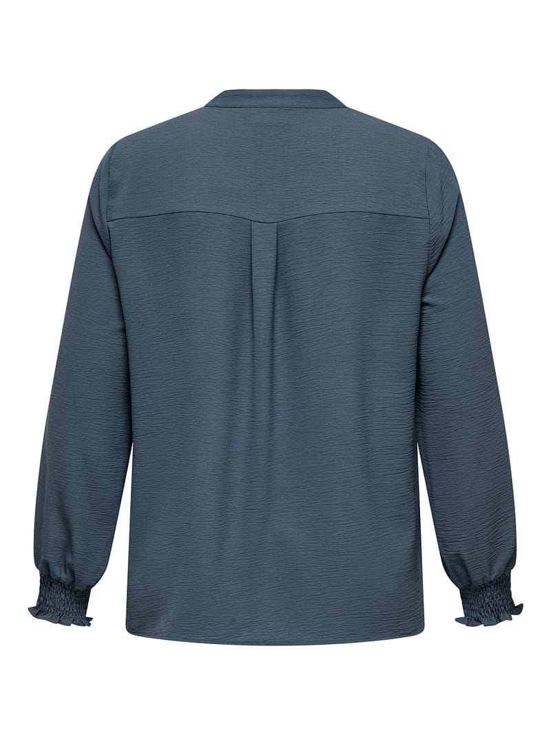 CARMETTA LIFE V-NECK LS TOP WVN NOOS - Afbeelding 2