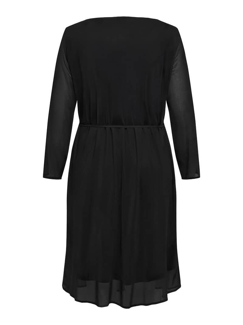 CARFOREST LIFE LS BOATNECK BLK DRESS JRS - Afbeelding 2