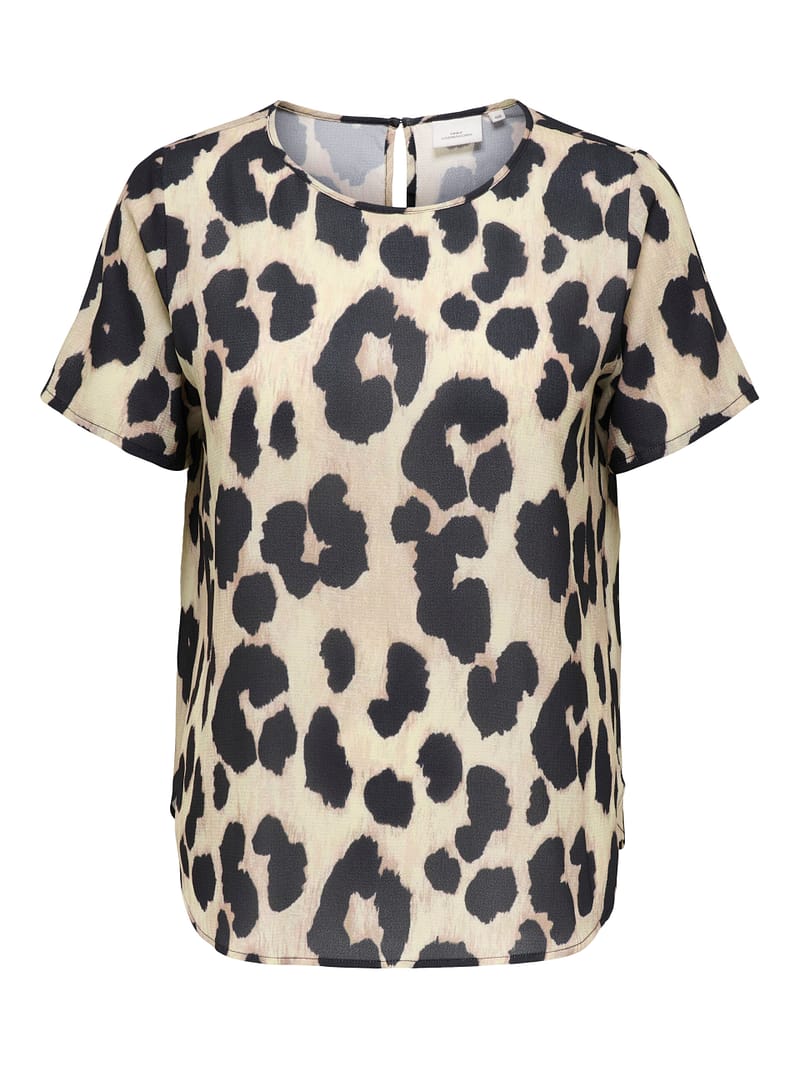 CARHELA VICA S/S O-NECK TOP WVN