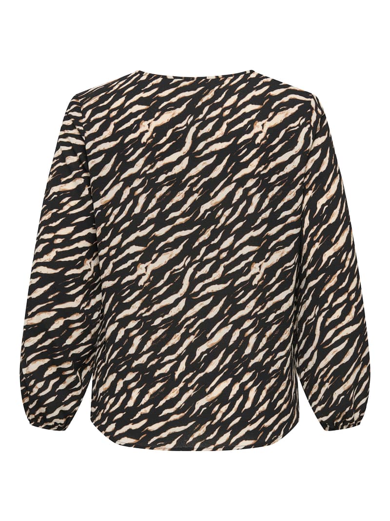 CARVICA LIFE L/S V-NECK TOP WVN NOOS - Afbeelding 2