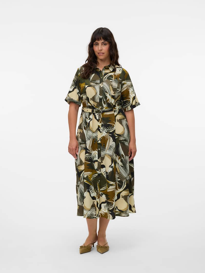 VMCRUBY FIE 2/4 ANKLE SHIRT DRESS W CUR - Afbeelding 2