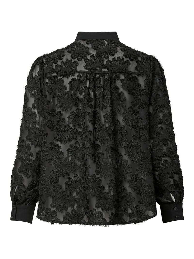 PCMIARA LS SHIRT WVN BC QX - Afbeelding 2