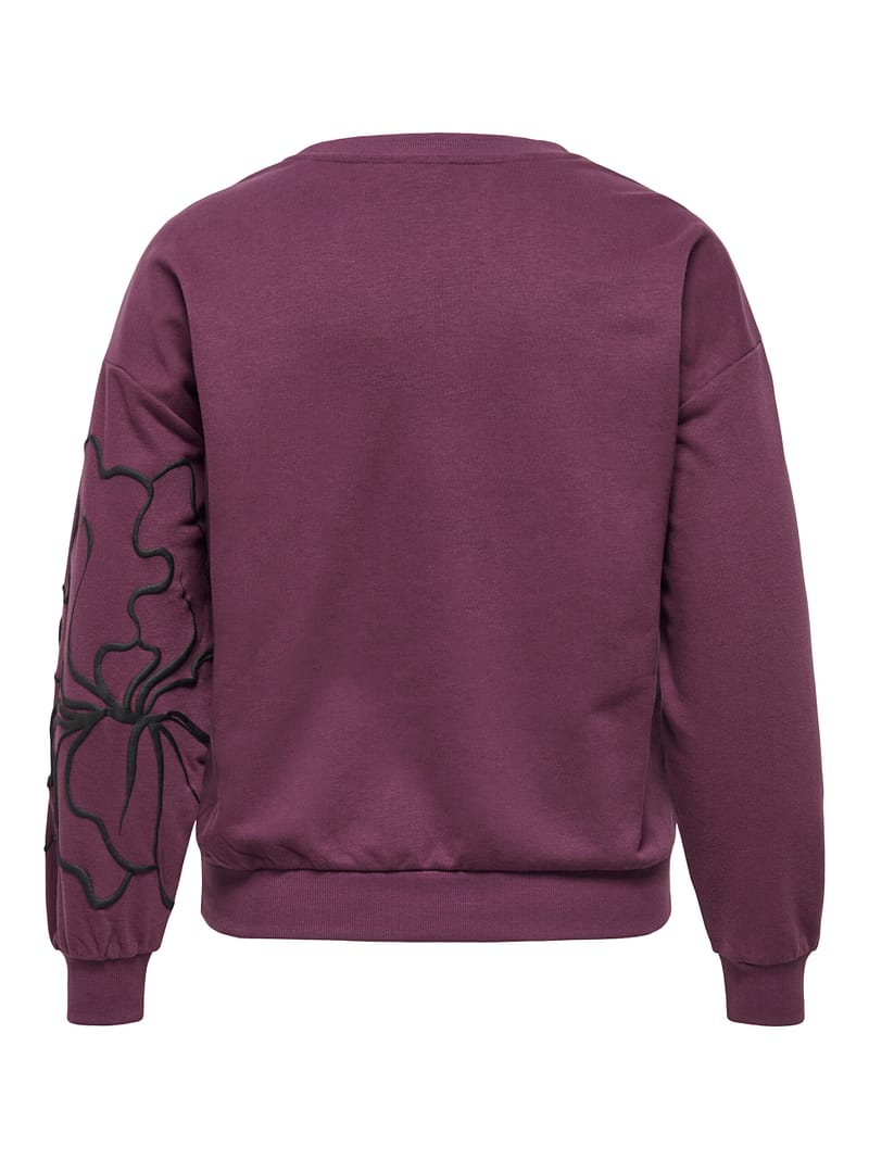 CARODESSA L/S O-NECK SWT JRS - Afbeelding 2