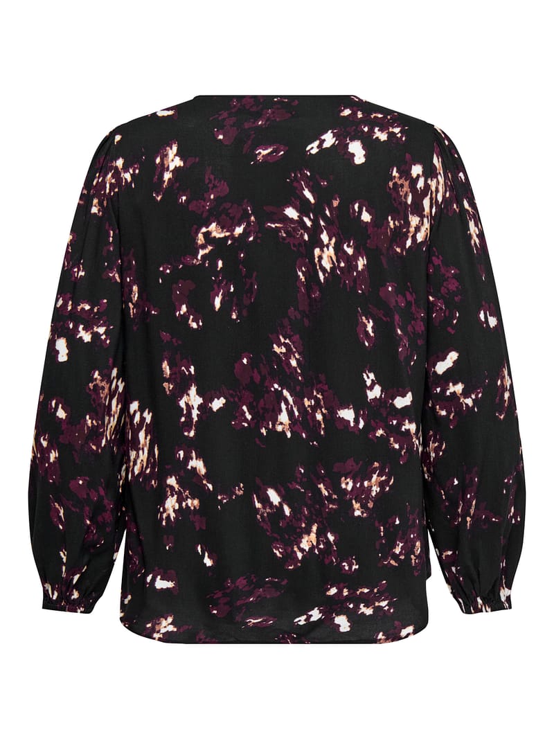 CARINDIGO LIFE LS V-NECK TOP AOP BF - Afbeelding 2