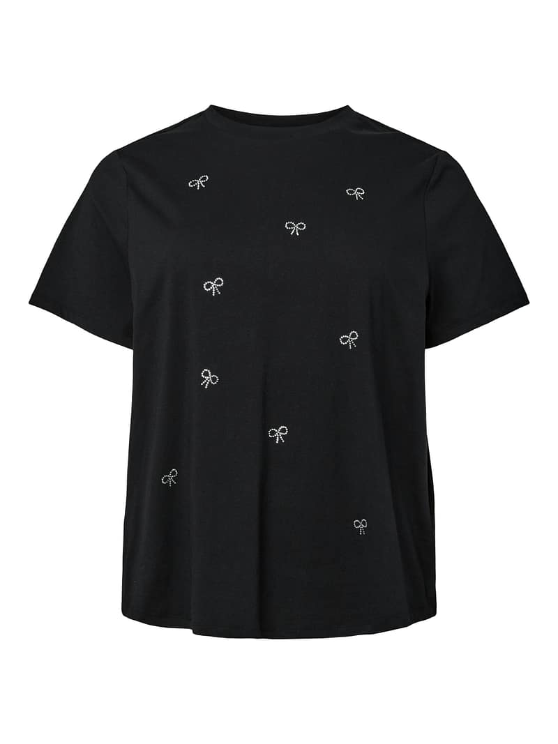 PCMARIAH SS PRINTED T-SHIRT JRS QX