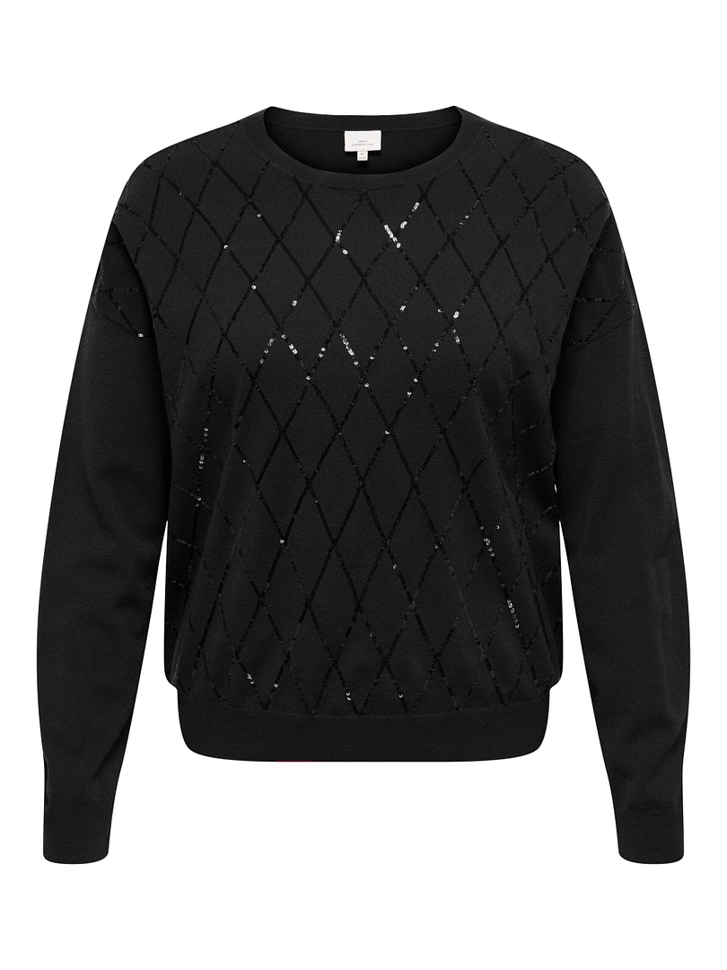 CARHALIFAX LS SEQUINS PULLOVER KNT