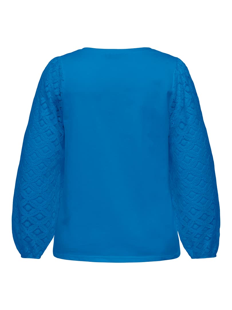 CAREFFIE LS V-NECK BLOUSE JRS - Afbeelding 2