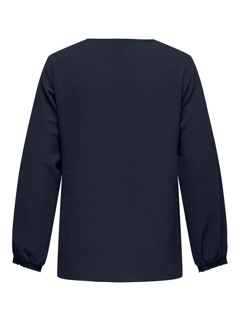 CARMETTA LIFE 3/4 V-NECK TOP WVN - Afbeelding 2