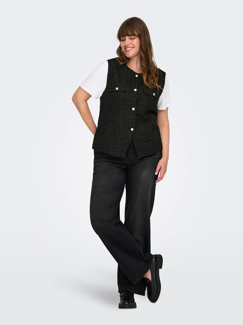 CARSHONA LIFE S/L BOUCLE WAISTCOAT