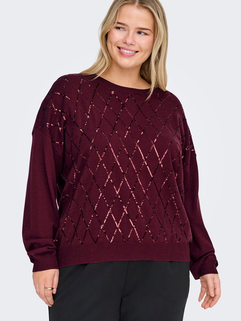 CARHALIFAX LS SEQUINS PULLOVER KNT - Afbeelding 3