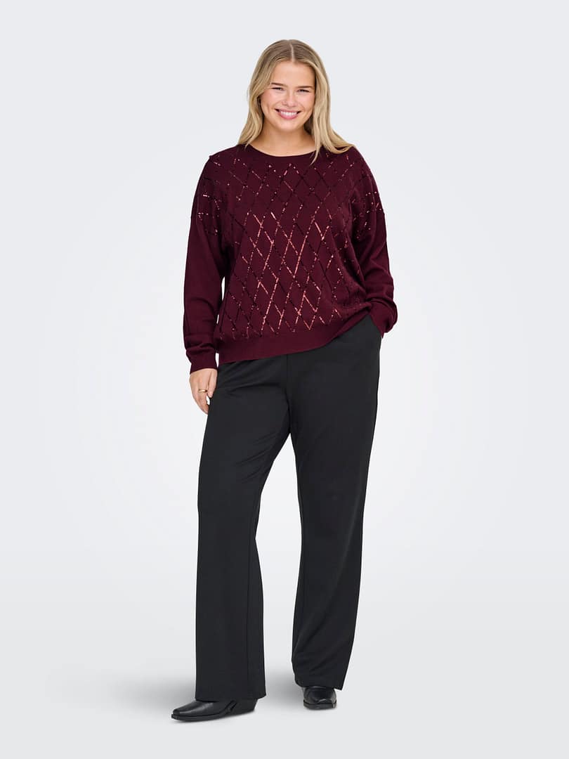 CARHALIFAX LS SEQUINS PULLOVER KNT - Afbeelding 5