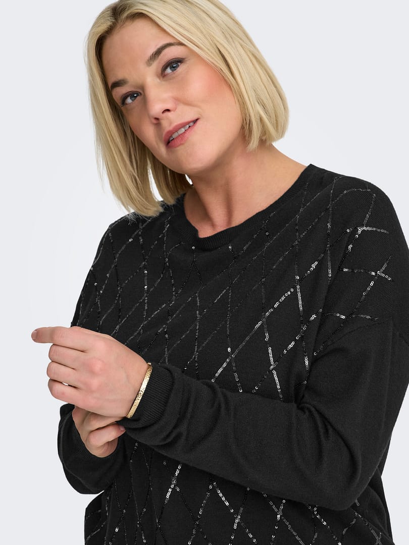 CARHALIFAX LS SEQUINS PULLOVER KNT - Afbeelding 6