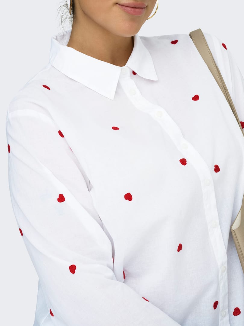 CARNEW LINA GRACE LS EMB SHIRT WVN NOOS - Afbeelding 3