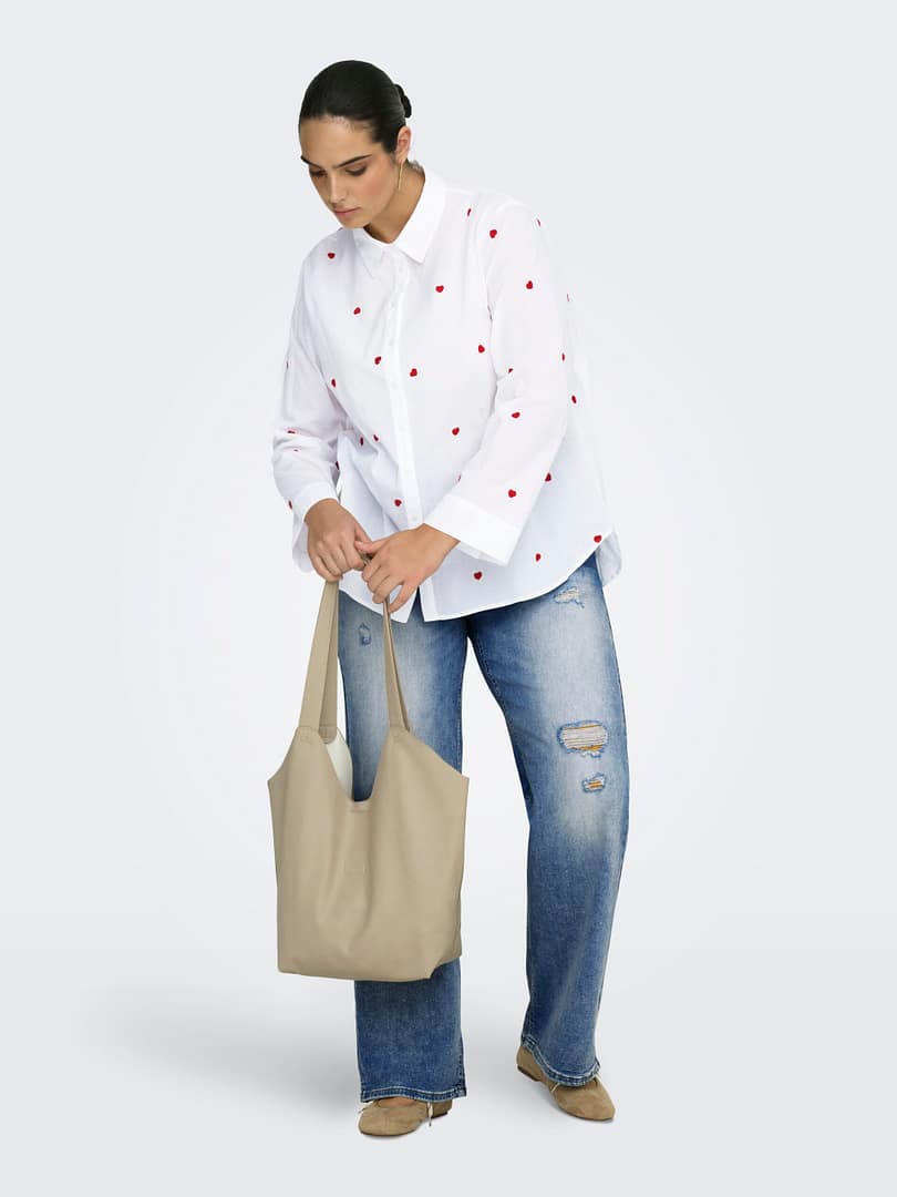 CARNEW LINA GRACE LS EMB SHIRT WVN NOOS - Afbeelding 6