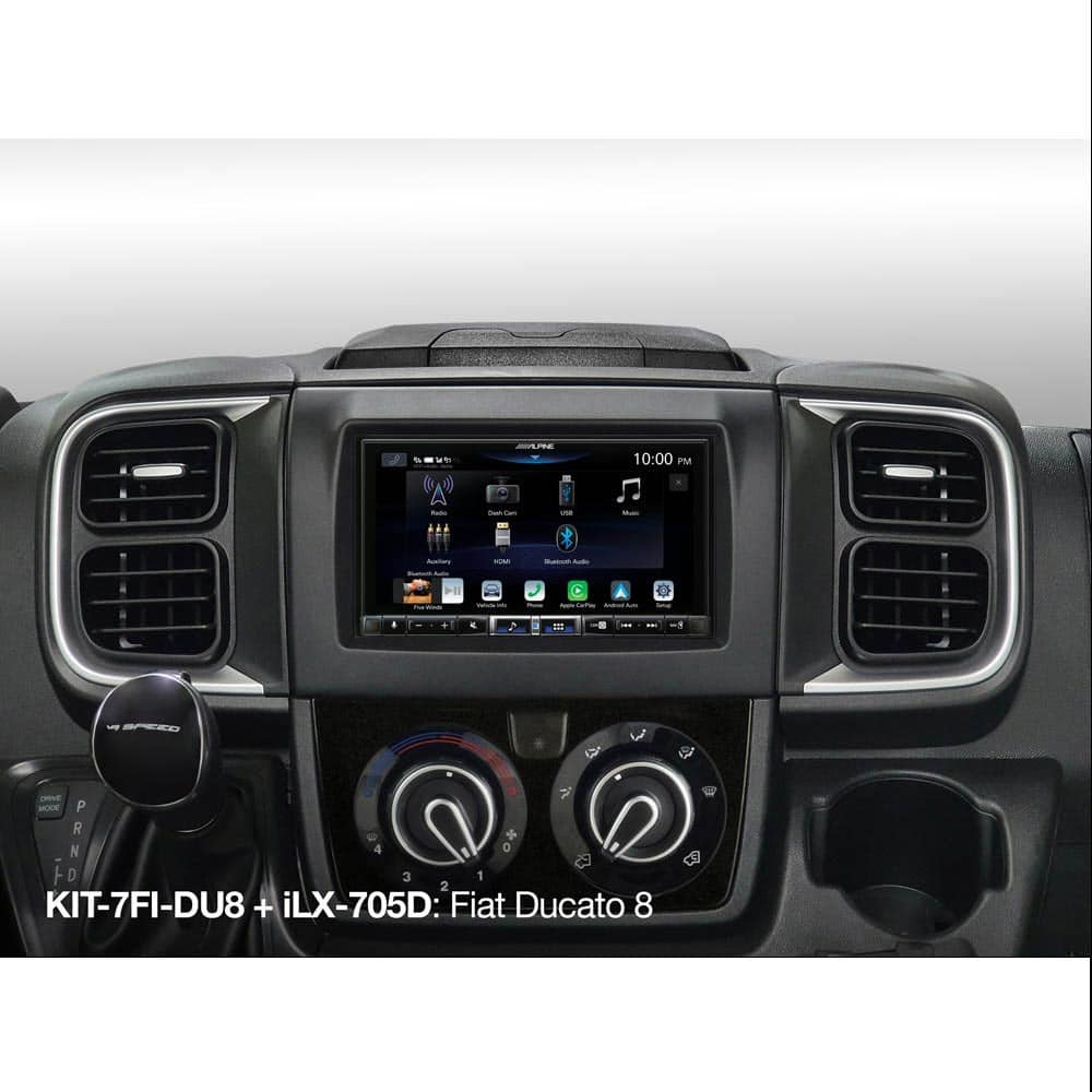 "Alpine iLX-705D - 7"" Digital Media Station met CarPlay en AA"