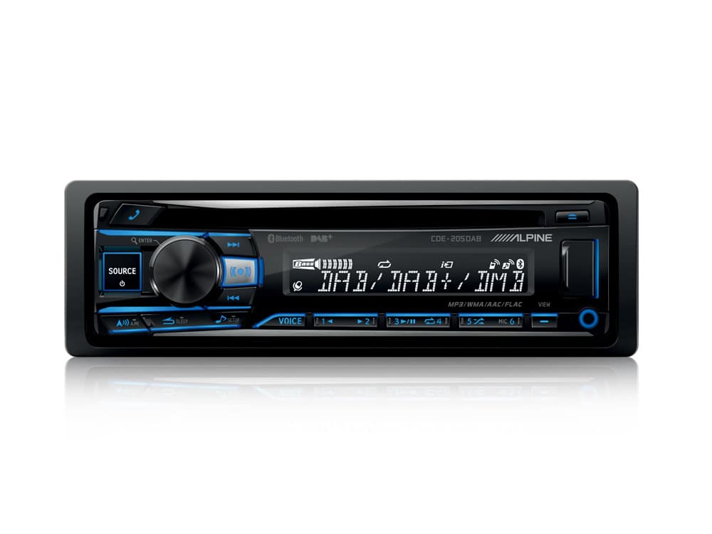 Alpine CDE-205DAB- CD/USB Receiver met DAB en BT