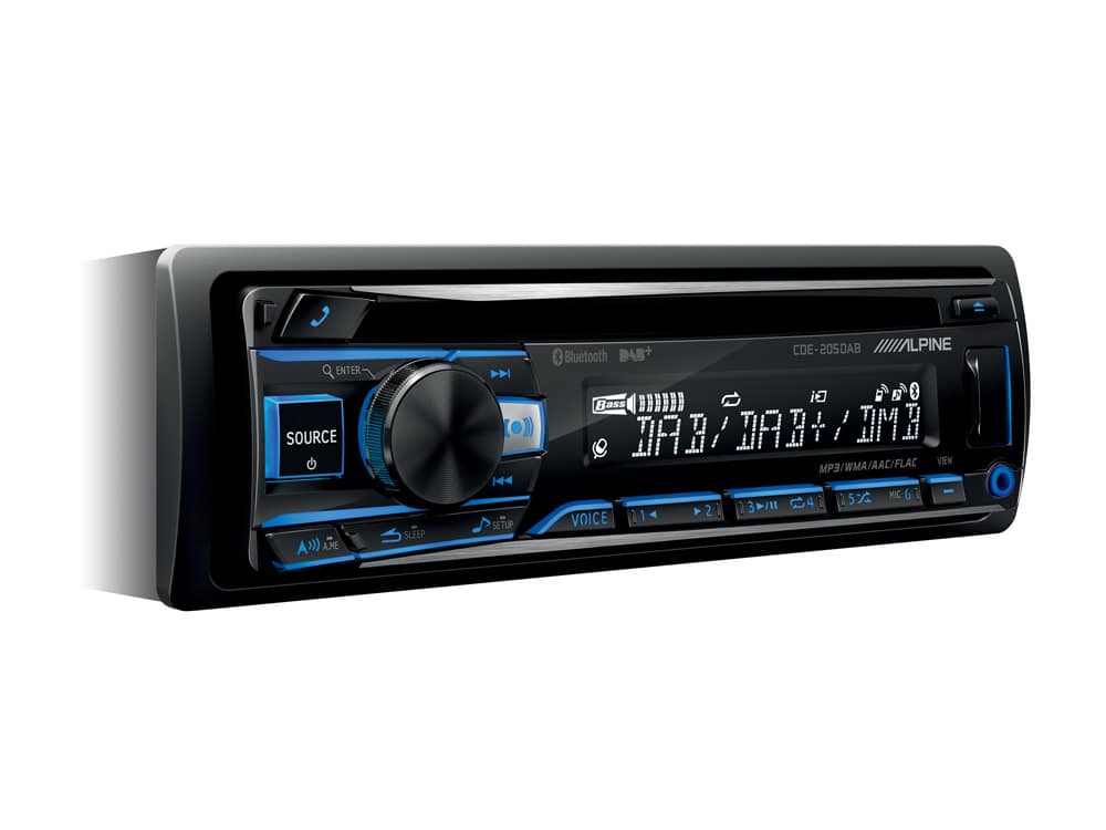 Alpine CDE-205DAB- CD/USB Receiver met DAB en BT