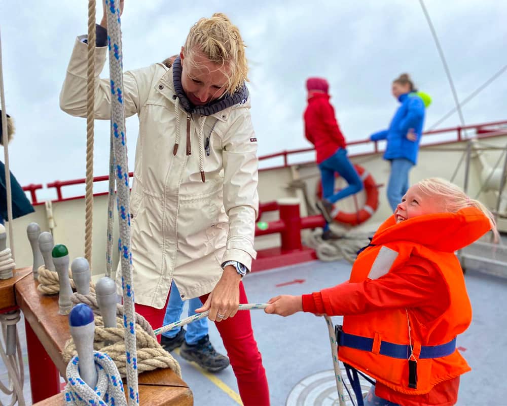 Zeilen op IJsselmeer