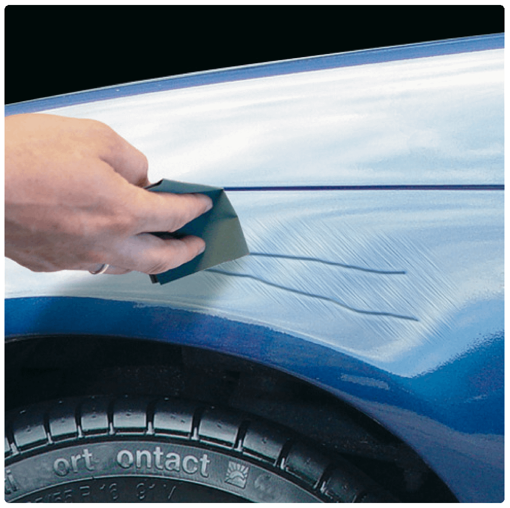 Stap 1 - schadeherstel krassen autolak