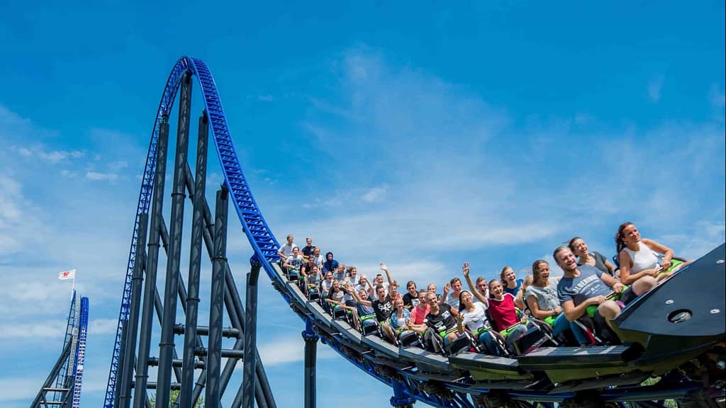 Achtbanen genoeg in Walibi Holland.