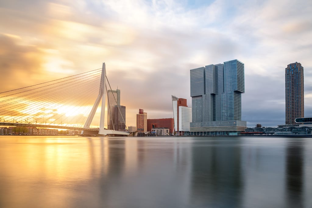 Prachtige skyline tijdens je stedentrip Rotterdam