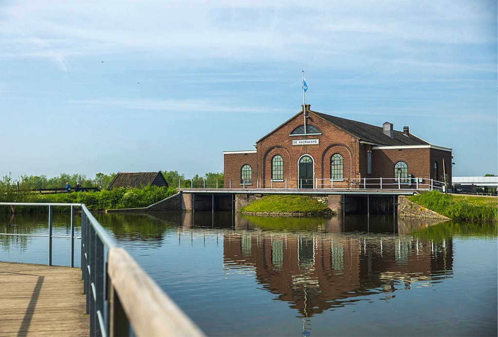 Het Wisboomgemaal in Kinderdijk, Zuid Holland