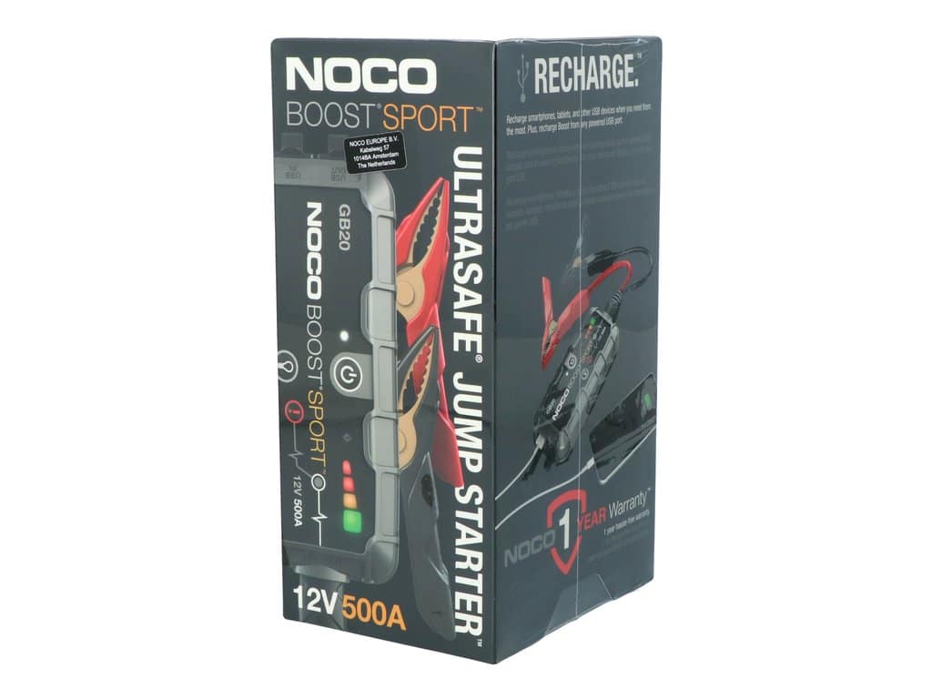 Noco Lithium Jump Starter Boost Sport GB20 500A