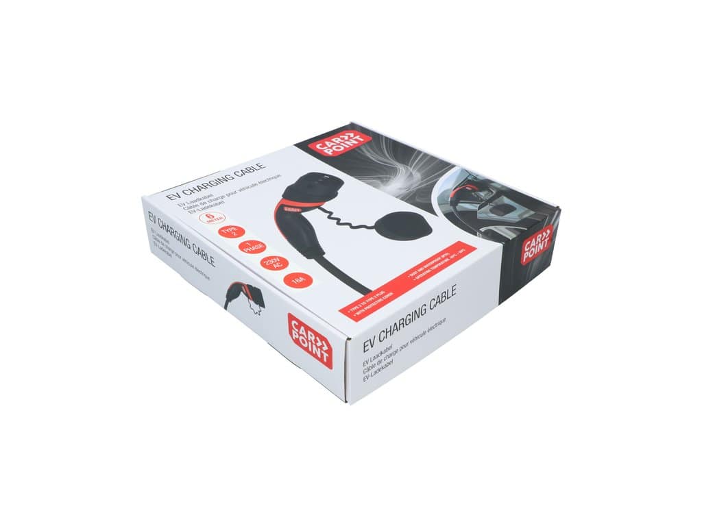 Carpoint Laadkabel Elektrische Auto Type2>2 16A 1ph 6 meter