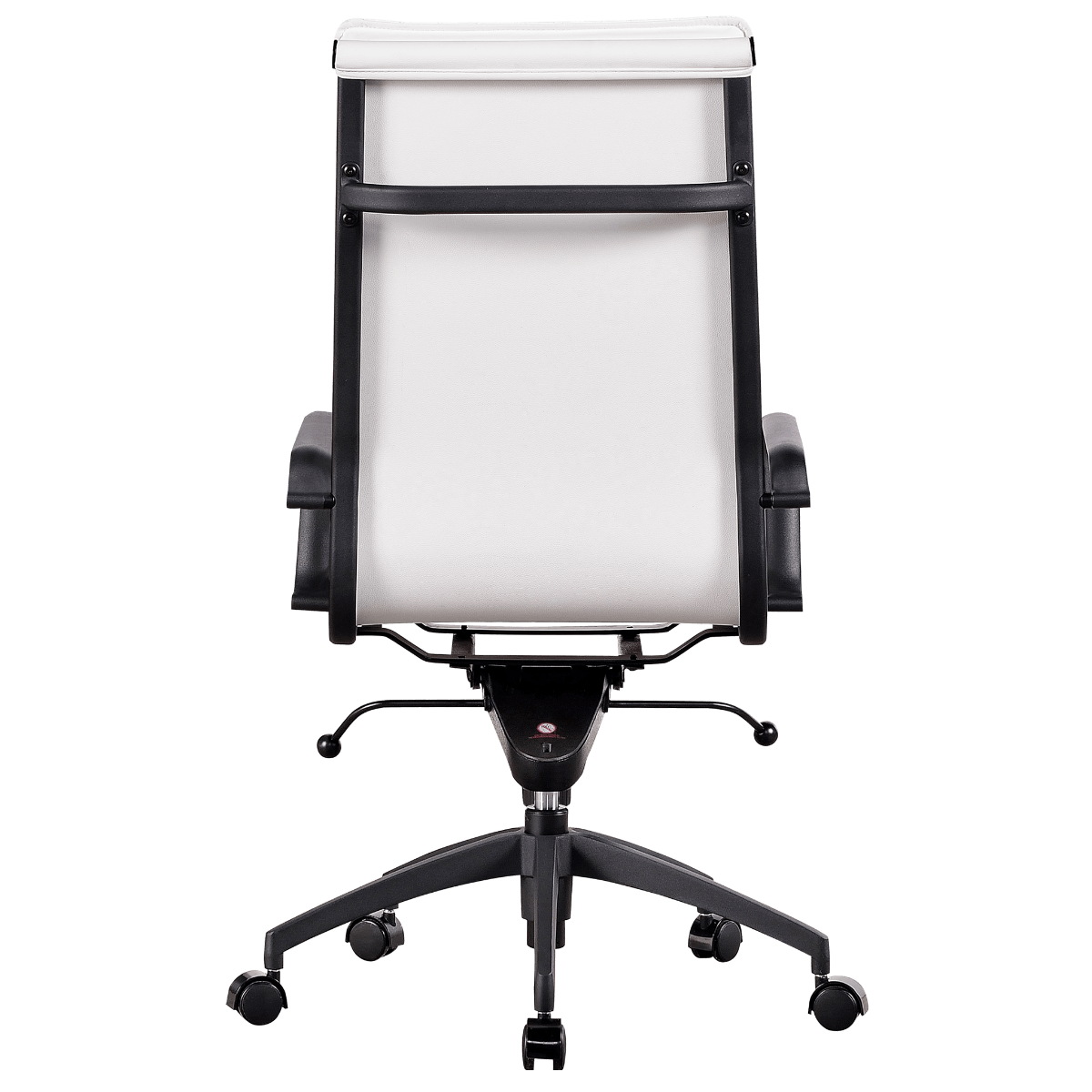 Sillón de Dirección Diamond Highback Softpad Blanco Marco Negro 5