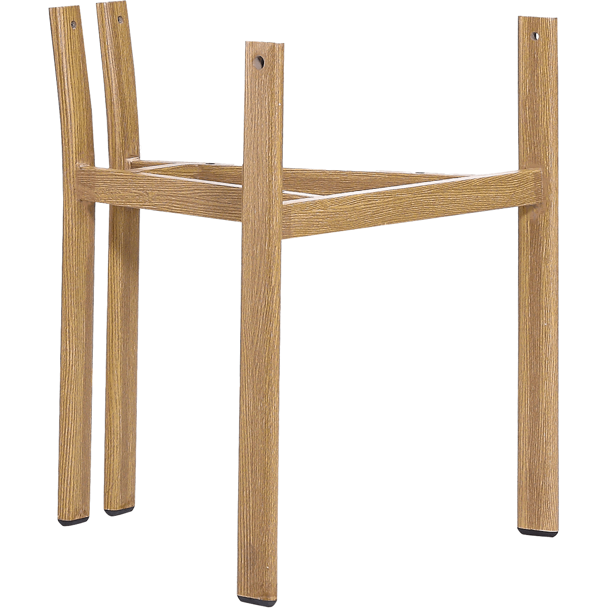 Isamu Japandi Dining Chair Red OTE Oak Finish Base 11