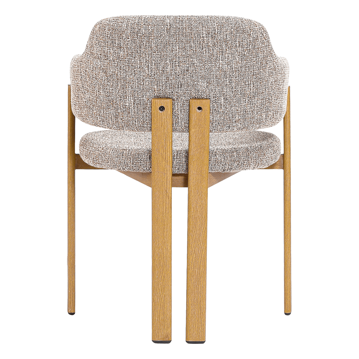 Isamu Japandi Dining Chair Sand OTE Oak Finish Base 1