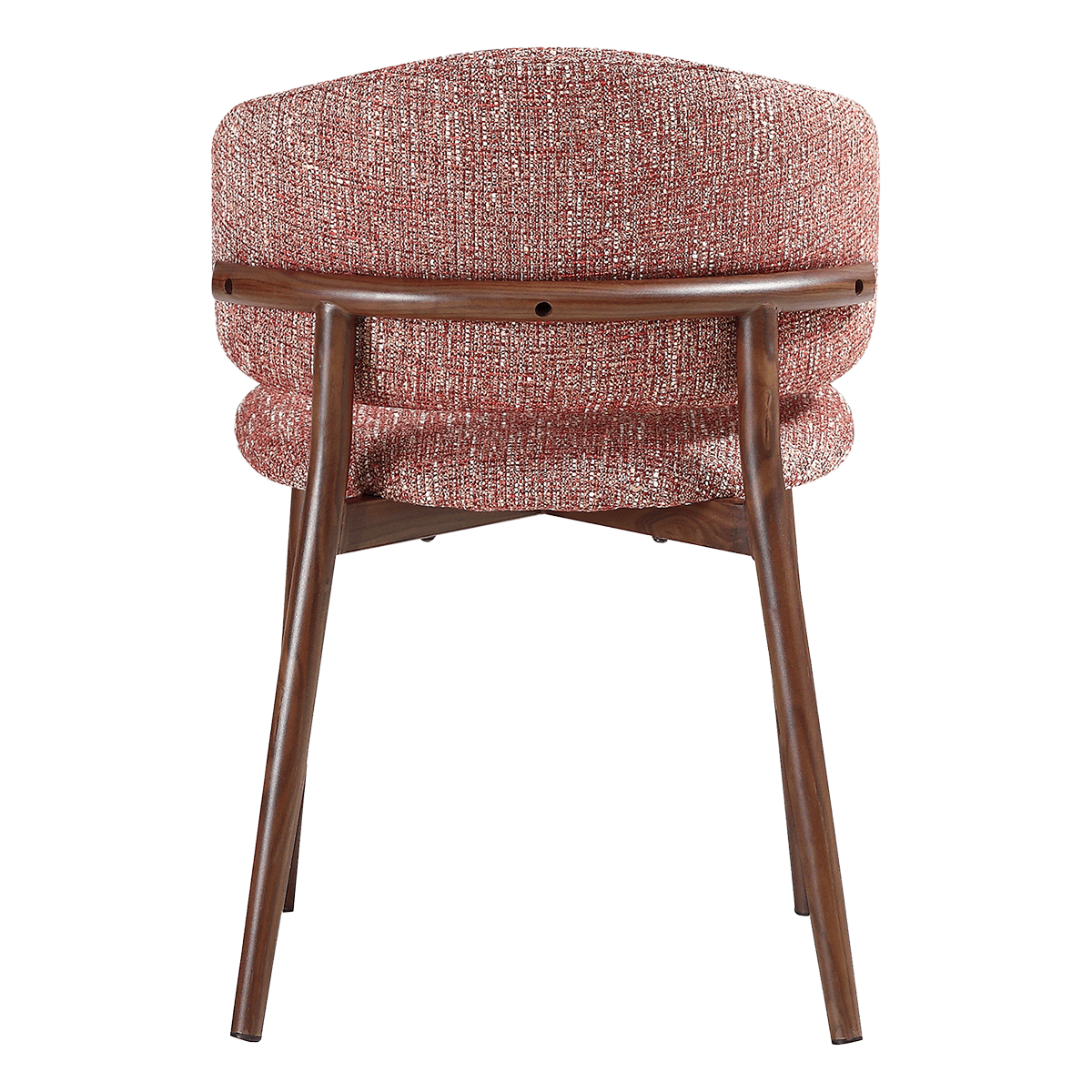 Nagato Design Besprechungsstuhl Rot OTe Walnuss Gestell 3