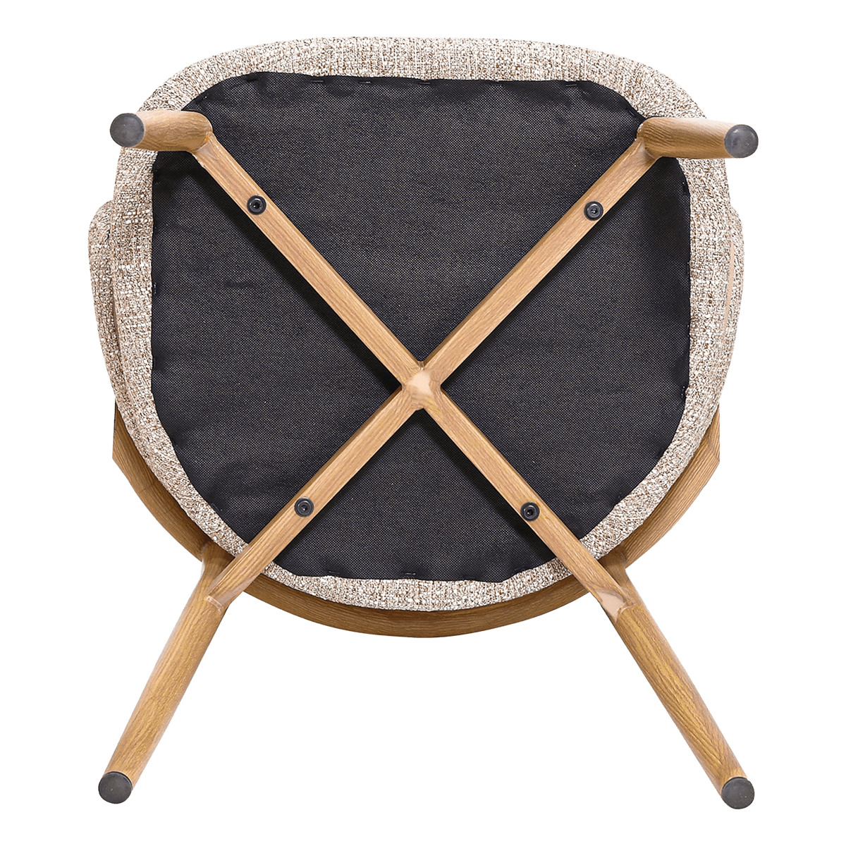 Nagato Design Meeting Chair Sand OTE Oak Frame 7