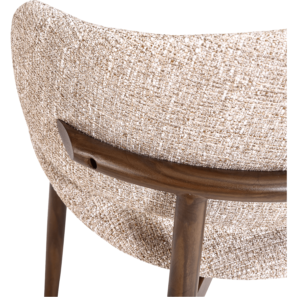 Nagato Design Meeting Chair Sand OTE Walnut Frame 10