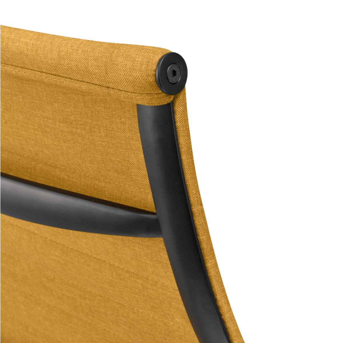 Silla Ejecutiva Premium Highback Acanalada Oker Lino Marco Negro 11