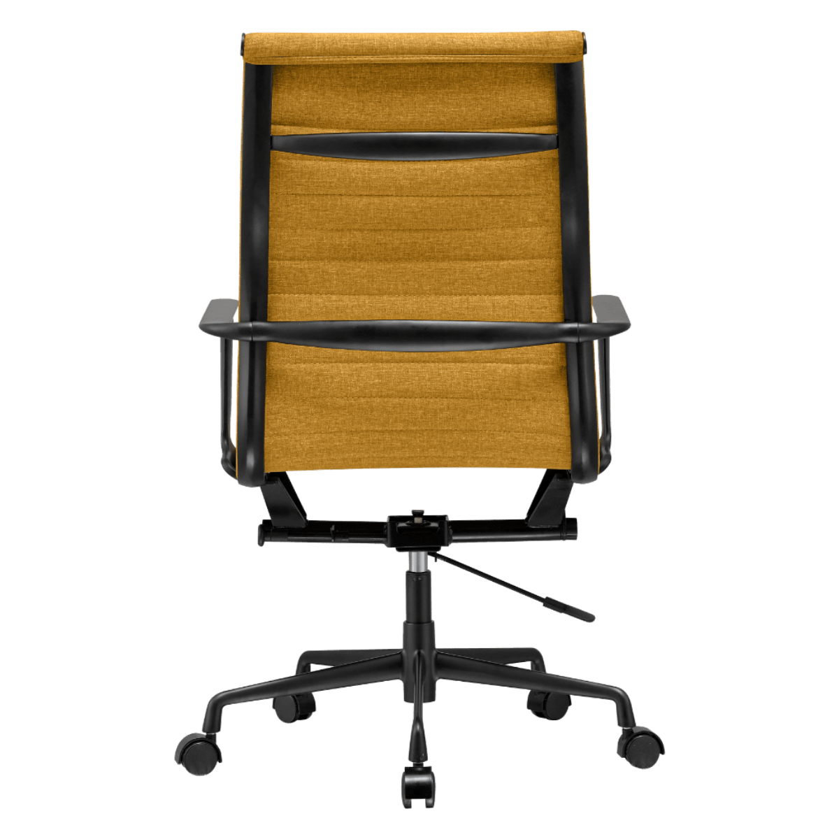 Silla Ejecutiva Premium Highback Acanalada Oker Lino Marco Negro 2