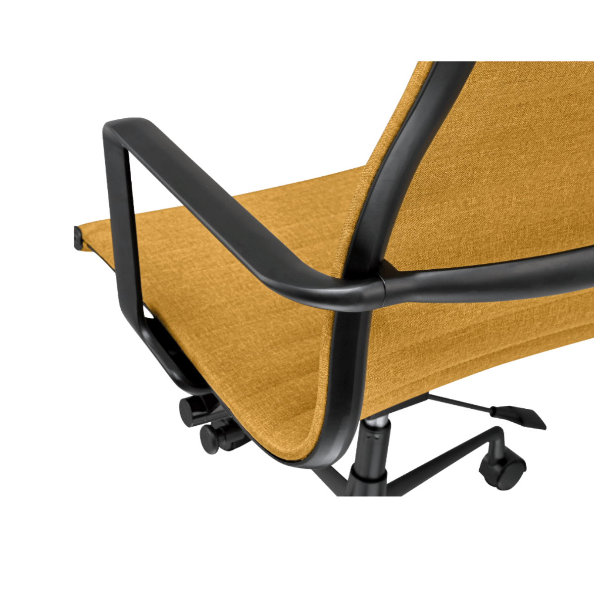 Silla Ejecutiva Premium Highback Acanalada Oker Lino Marco Negro 8