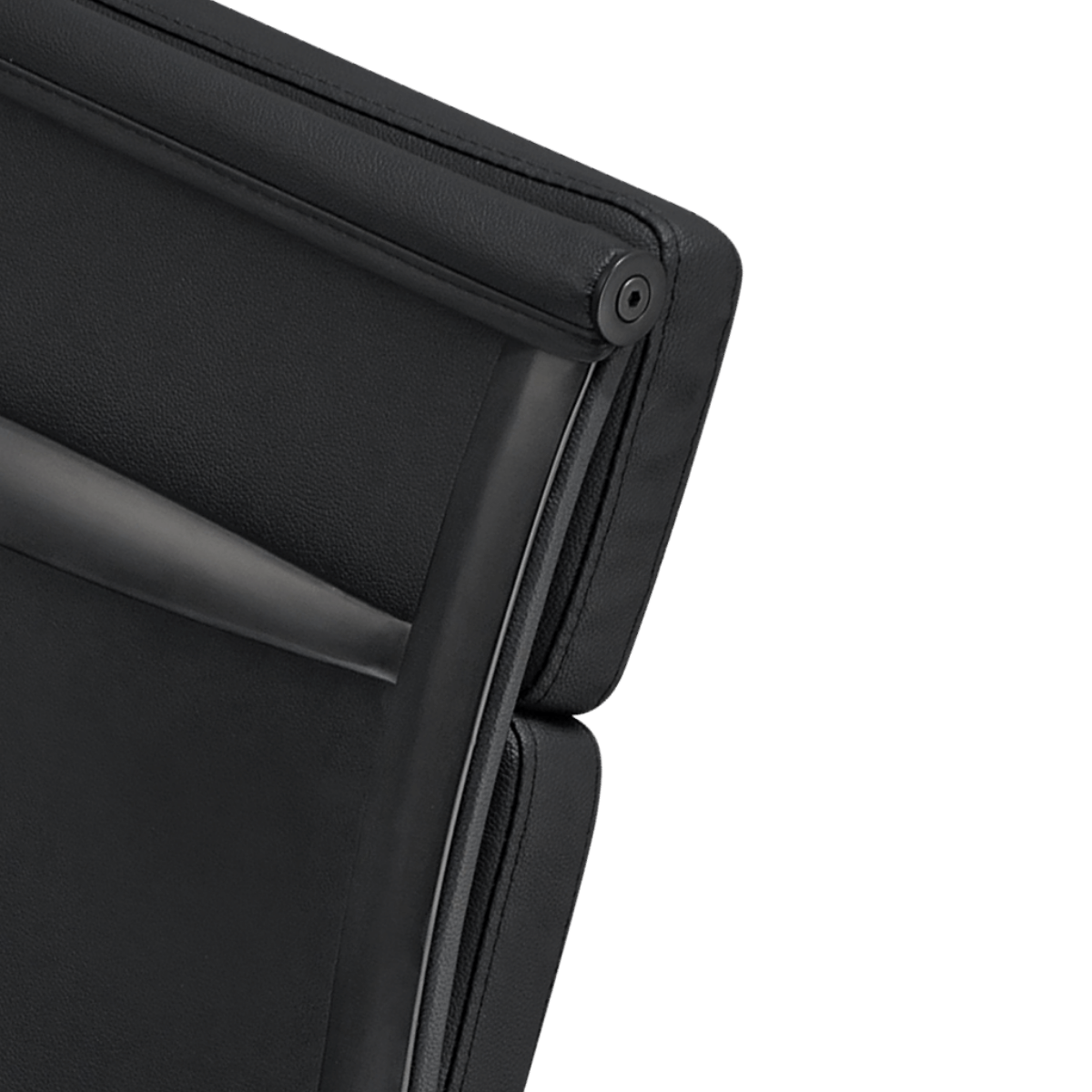 Silla Premium Highback Softpadded Executive Piel Negra Estructura Negra 7