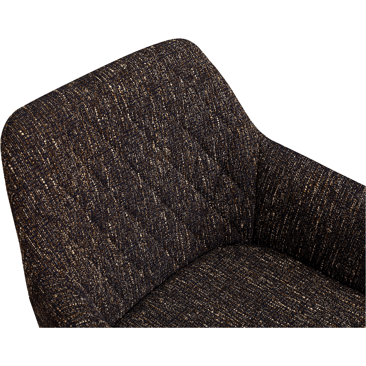 Wolf Swivel Dining Chair Dark Brown OTE Oak Base 9