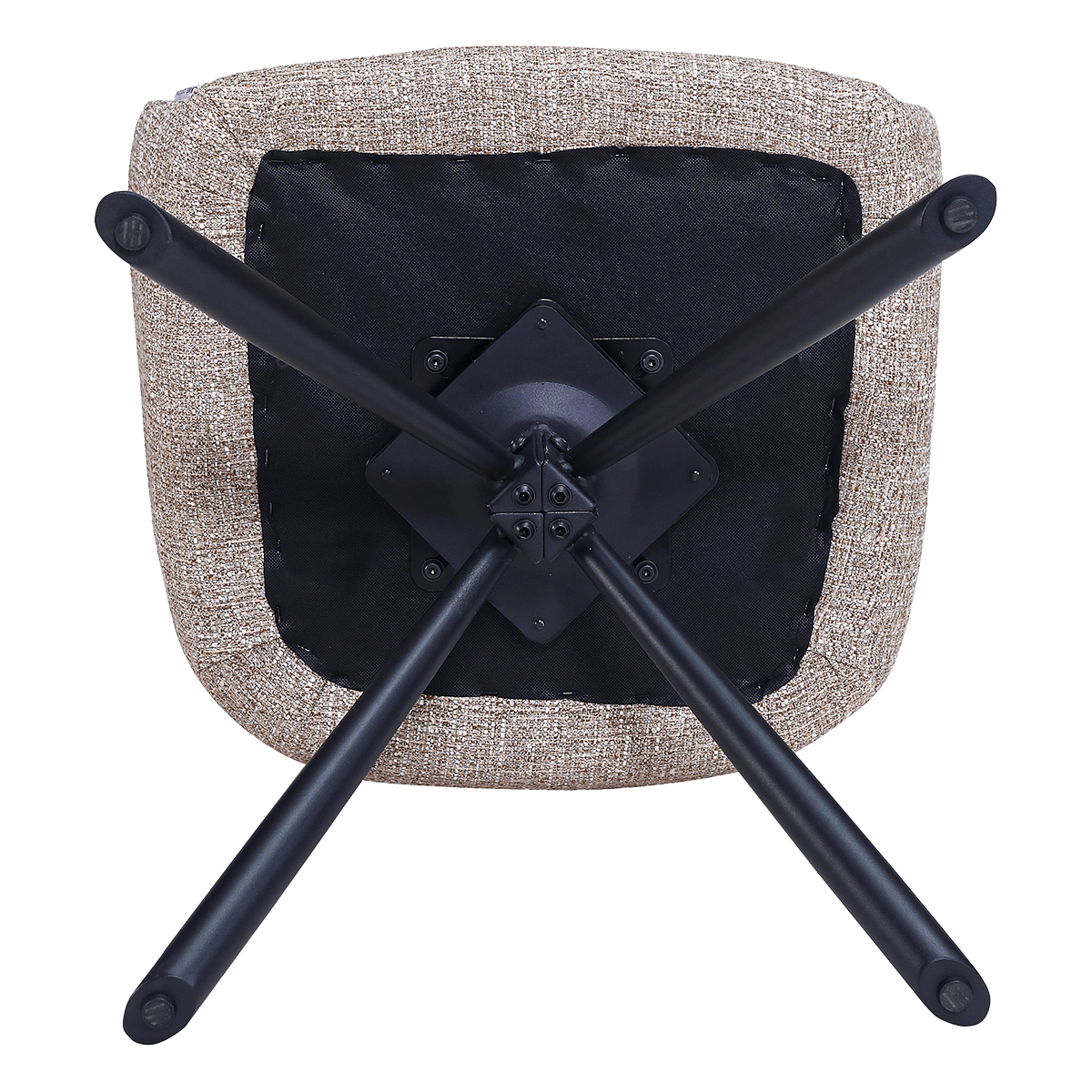 Wolf Swivel Dining Chair Sand OTE Black Base10