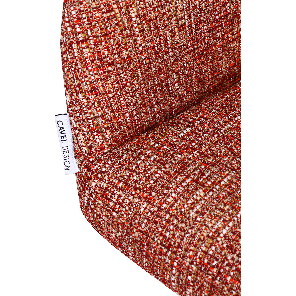 Wolf Swivel Meeting Chair Red OTE Walnut Finish Base 7