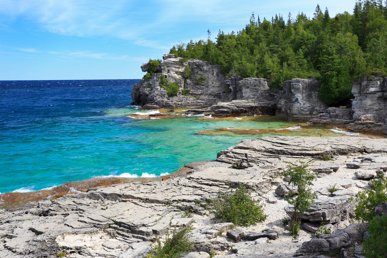 Indian Head Cove in Georgian Bay, Lake Huron