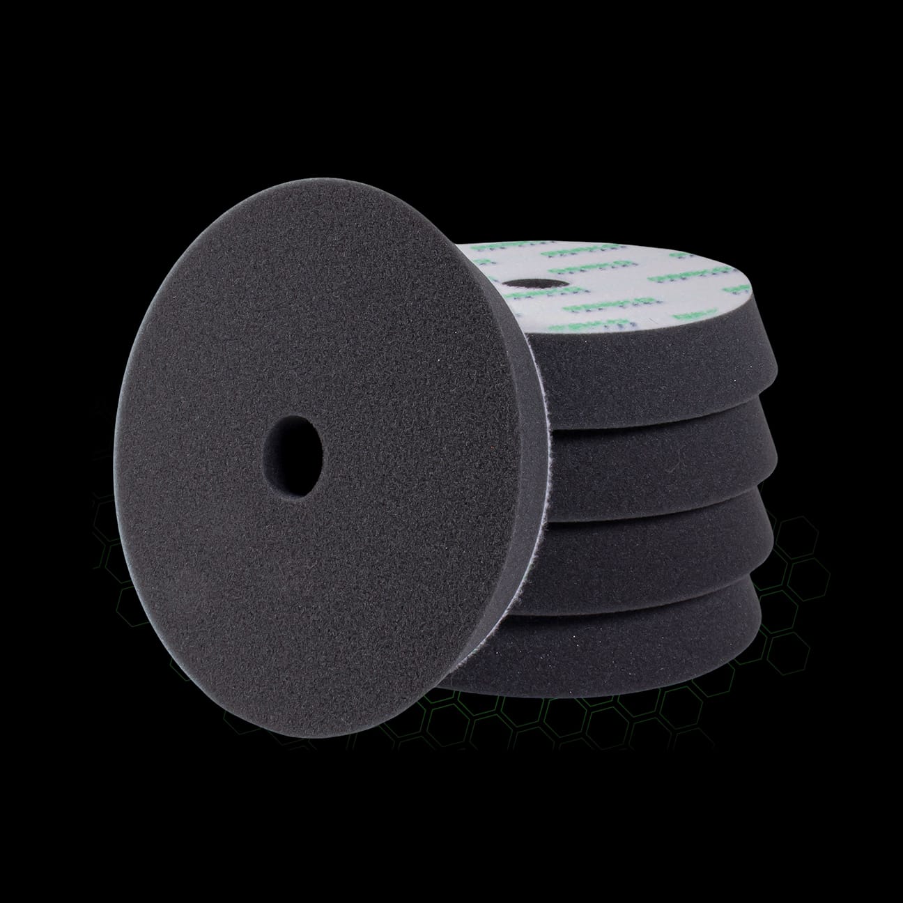 Gecko Polishing Pad Soft Black 150mm 5pcs (For Backing Plate 125mm)