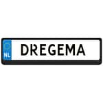 AutoStyle Kunststof kentekenplaathouder 'Click' 52x11cm Carbon-Look